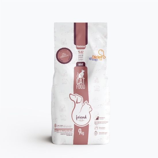 FRİEND PLATİNİUM 9 KG TAVUKLU KEDİ MAMASI resmi
